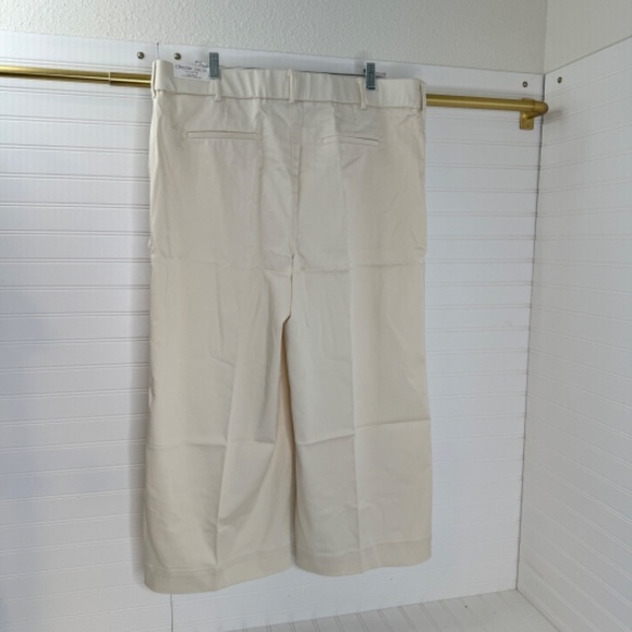 NWT Chico's Flex WB Fly Front Cotton Sateen Crop US 18 - Picture 3 of 9